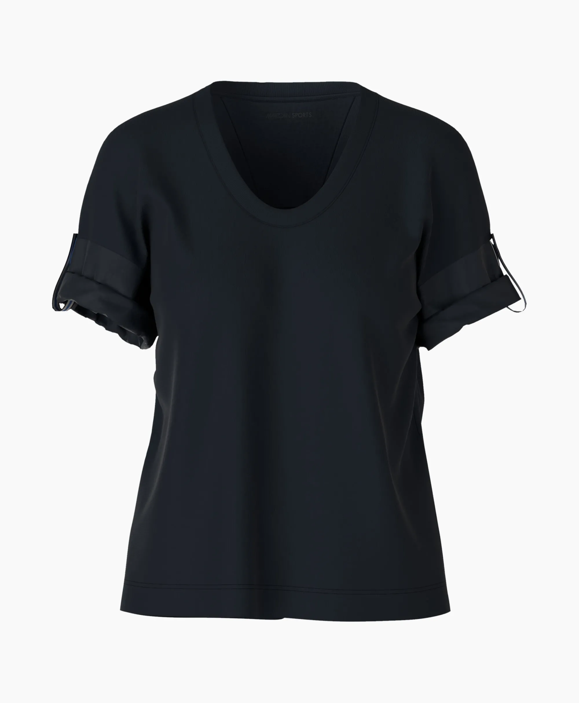 Marccain Sport T-Shirt Ws 48.31 J55 Midden Blauw*Dames T-Shirts & Tops
