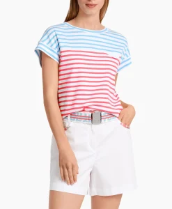 Marccain Sport T-Shirt Ws 48.42 J90 Blauw*Dames T-Shirts & Tops