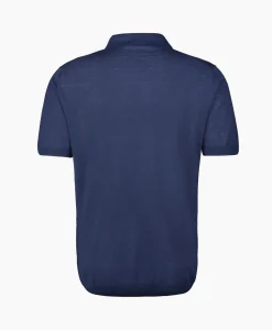 Maurizio Baldassari Polo Light Knitted Donker Blauw*Heren Polo's