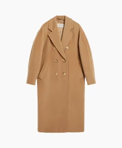Maxmara Jas Madame Wool Cashmere Beige*Dames Jassen
