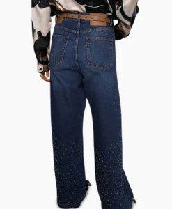 Munthe Jeans Lacubu Blauw*Dames Broeken