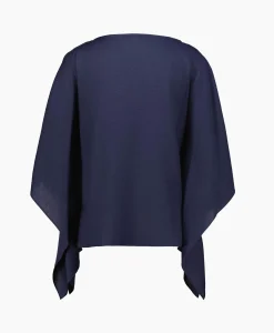 Discount Blouse Alban-J1Tkn01 Donker Blauw Dames Blouses