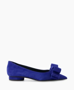 Outlet Ballerina Cam Electrico Leder Blauw Dames Instappers