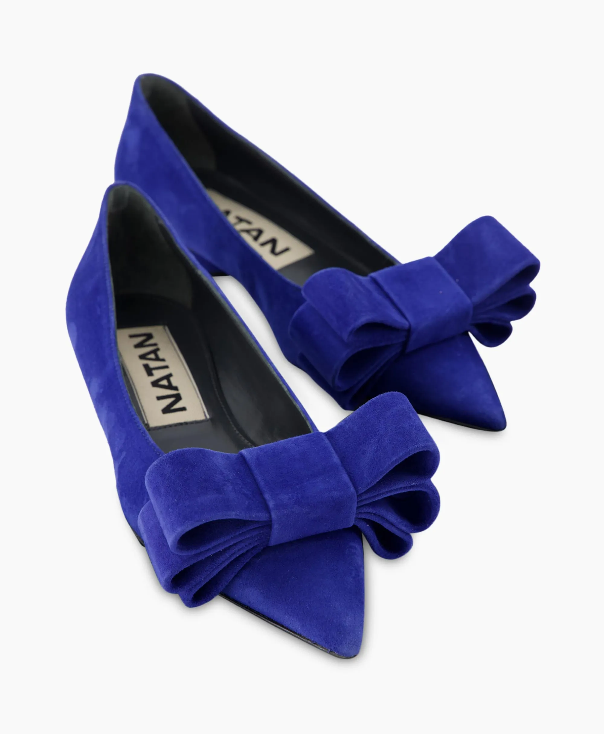 Outlet Ballerina Cam Electrico Leder Blauw Dames Instappers