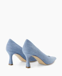 Discount Pump Jeans Col. 11 Blauw Dames Pumps