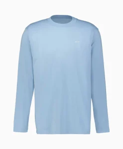 Nn07 Longsleeve Adam Donker Blauw*Heren T-Shirts