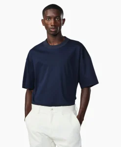 Best T-Shirt Benja Ss Donker Blauw Heren T-Shirts