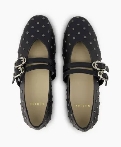 Online Ballerina Gisele Grace Studs Zwart Dames Instappers