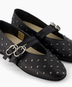 Online Ballerina Gisele Grace Studs Zwart Dames Instappers