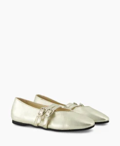Best Ballerina Gisele Grace Goud Dames Instappers