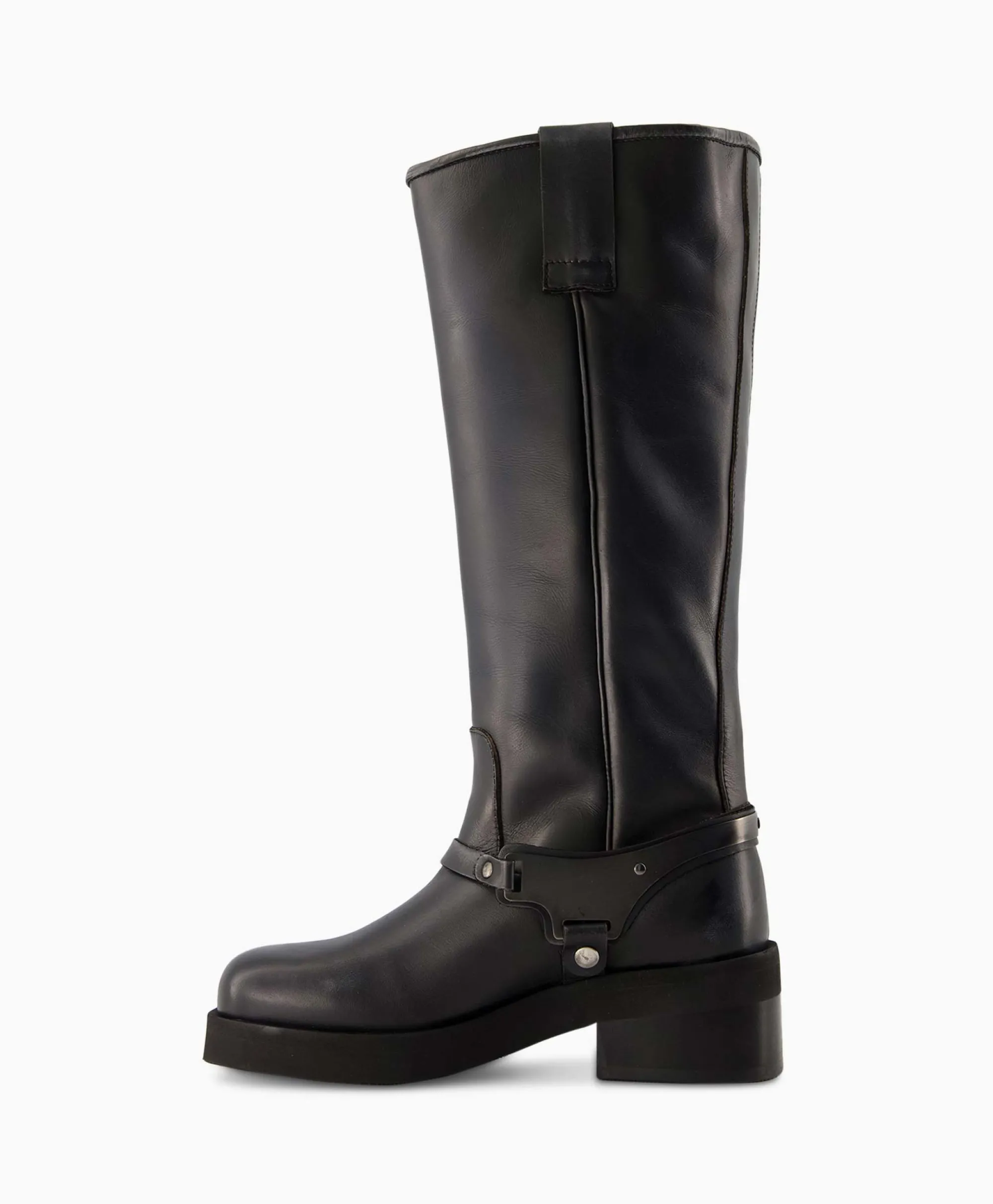 Clearance Lange Laars Eve Lynn Zwart Dames Laarzen