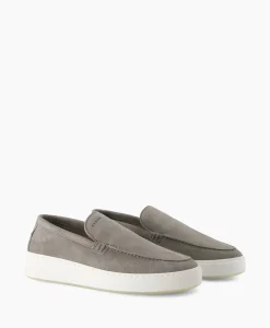 Nubikk Loafer Jiro Mio Licht Grijs*Heren Instappers