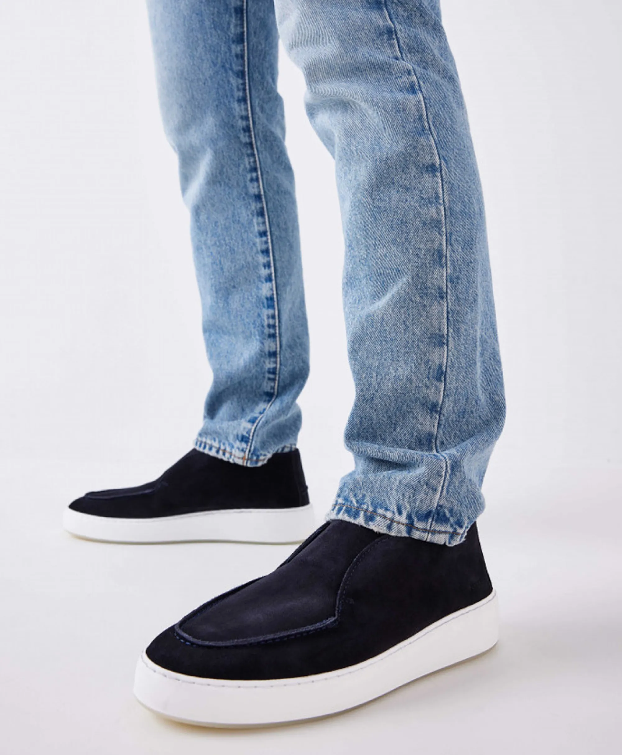 Hot Loafer Jiro Suo Donker Blauw Heren Instappers
