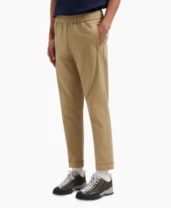 Pantalon Slim Cotton Khaki Heren Broeken
