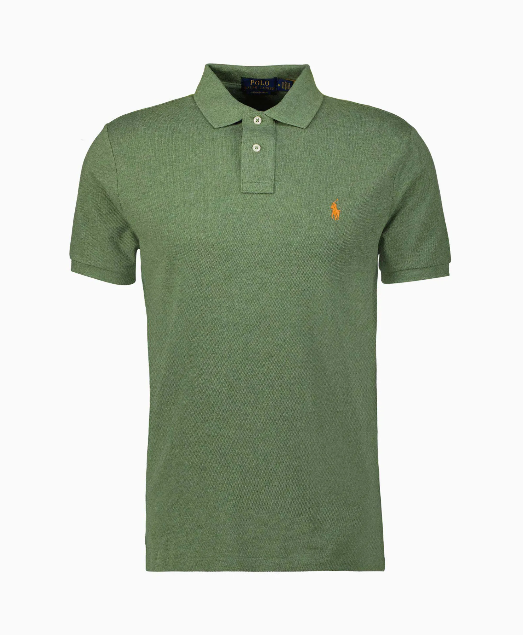 Clearance Polo Short Sleeve-Knit Groen Heren Polo's