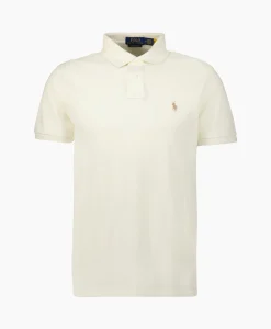 Outlet Polo Short Sleeve-Knit Zand Heren Polo's