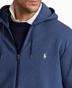 Hot Vest Polo Logo Blauw Heren Vesten