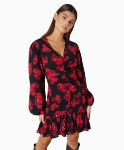 Mini Jurk Sisi Rood Dames Bruiloftskleding