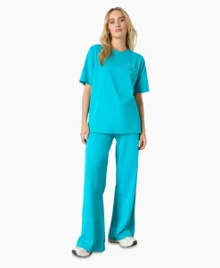 Outlet T-Shirt Korte Mouw Mexie Blauw Dames T-Shirts & Tops