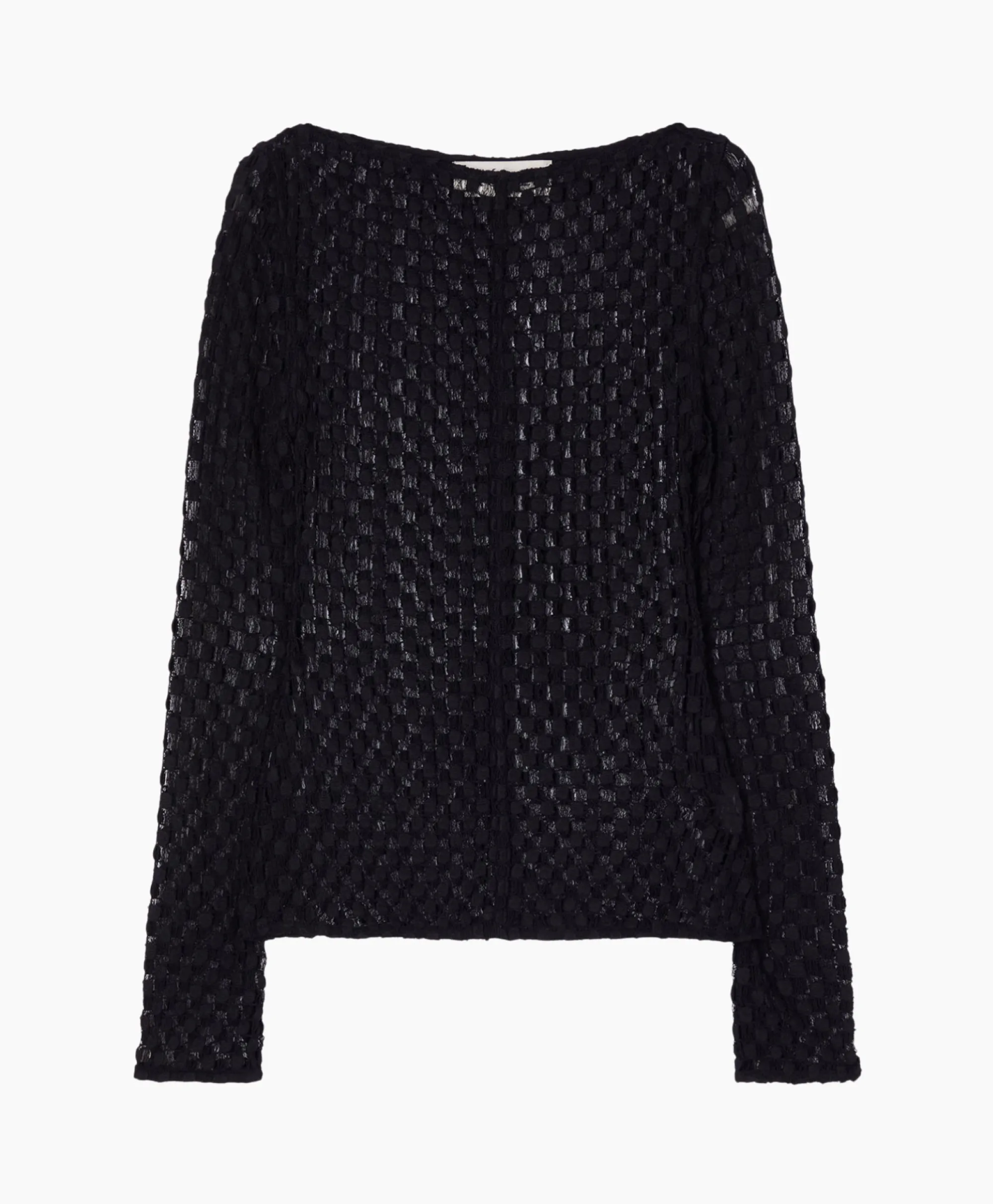 New Rohe Top Lace Zwart Dames T-Shirts & Tops