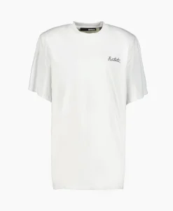 Rotate T-Shirt Korte Mouw Oversized Logo Wit*Dames T-Shirts & Tops