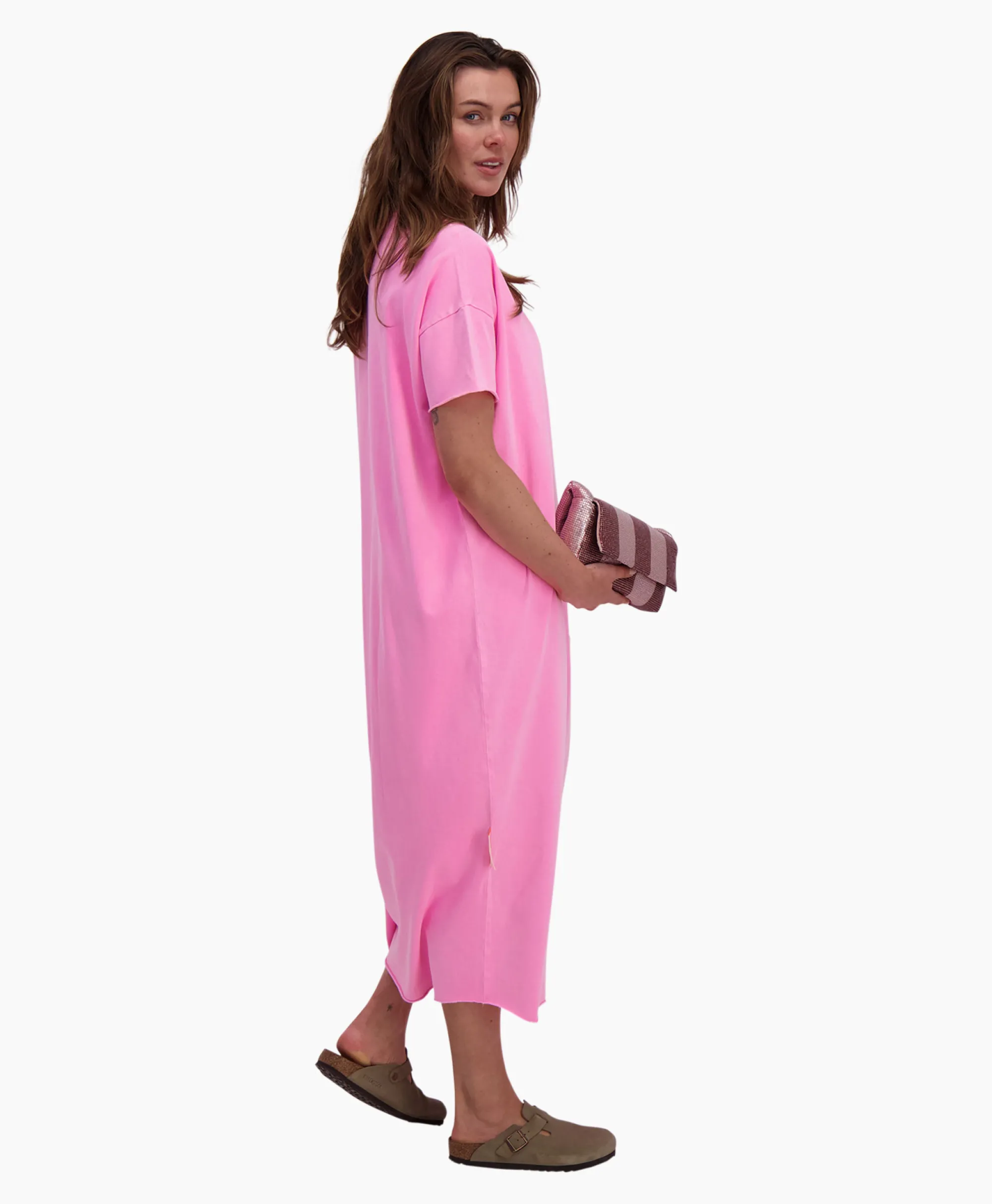 Online Maxi Jurk Gigi Pink Dames Jurken