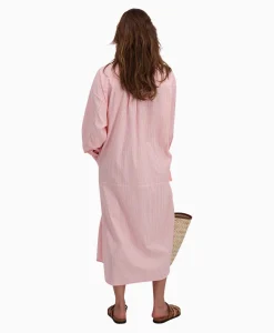 Sale Maxi Jurk Penelope Woven Striped Rose Dames Jurken