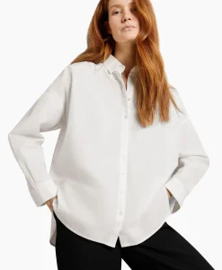 Hot Blouse Dina-Sanni Ls Shirt Noos Wit Dames Blouses