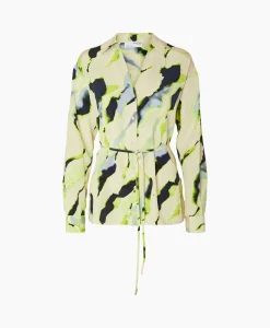 New Blouse Lilian Ls Aop Shirt B Goud Dames Blouses