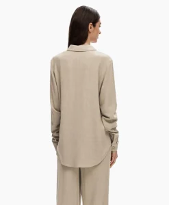 Best Blouse Viva Ls Shirt Noos Licht Grijs Dames Blouses