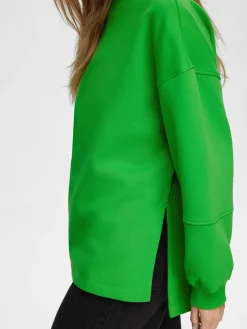 Hot Pullover Yrsa Ls Crew Neck Sweat Groen Dames Truien