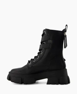 Online Enkellaars Traction Zwart Dames Laarzen