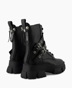 Online Enkellaars Traction Zwart Dames Laarzen