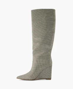 Steve Madden Lange Laars Showout R Zilver*Dames Laarzen