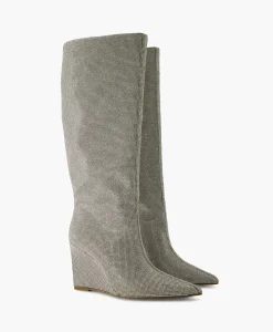 Steve Madden Lange Laars Showout R Zilver*Dames Laarzen