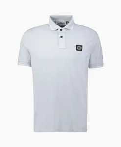 Stone Island Polo 2Sc18 Licht Blauw*Heren Polo's