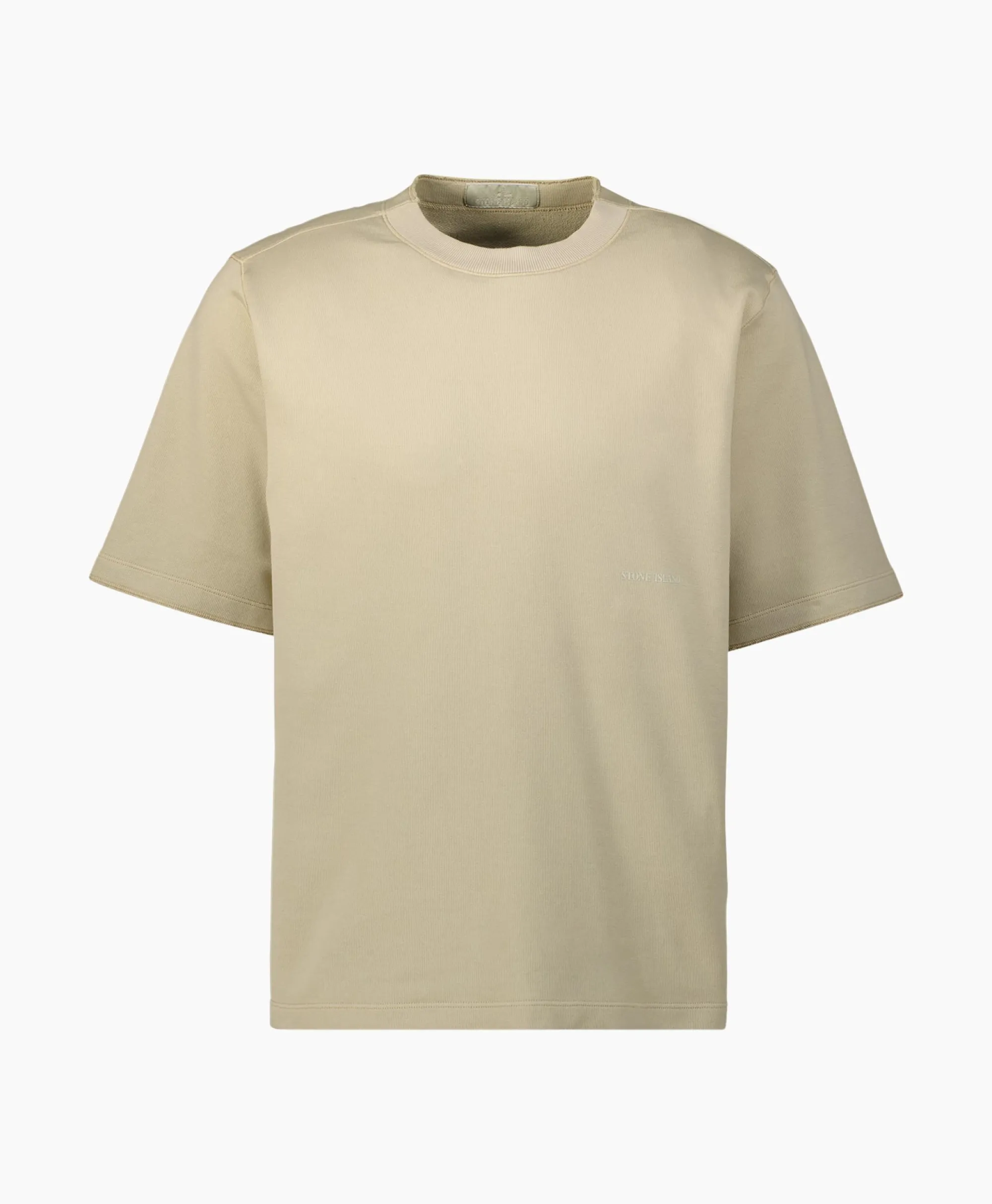 T-Shirt 222F3 Ghost Piece Beige Heren T-Shirts