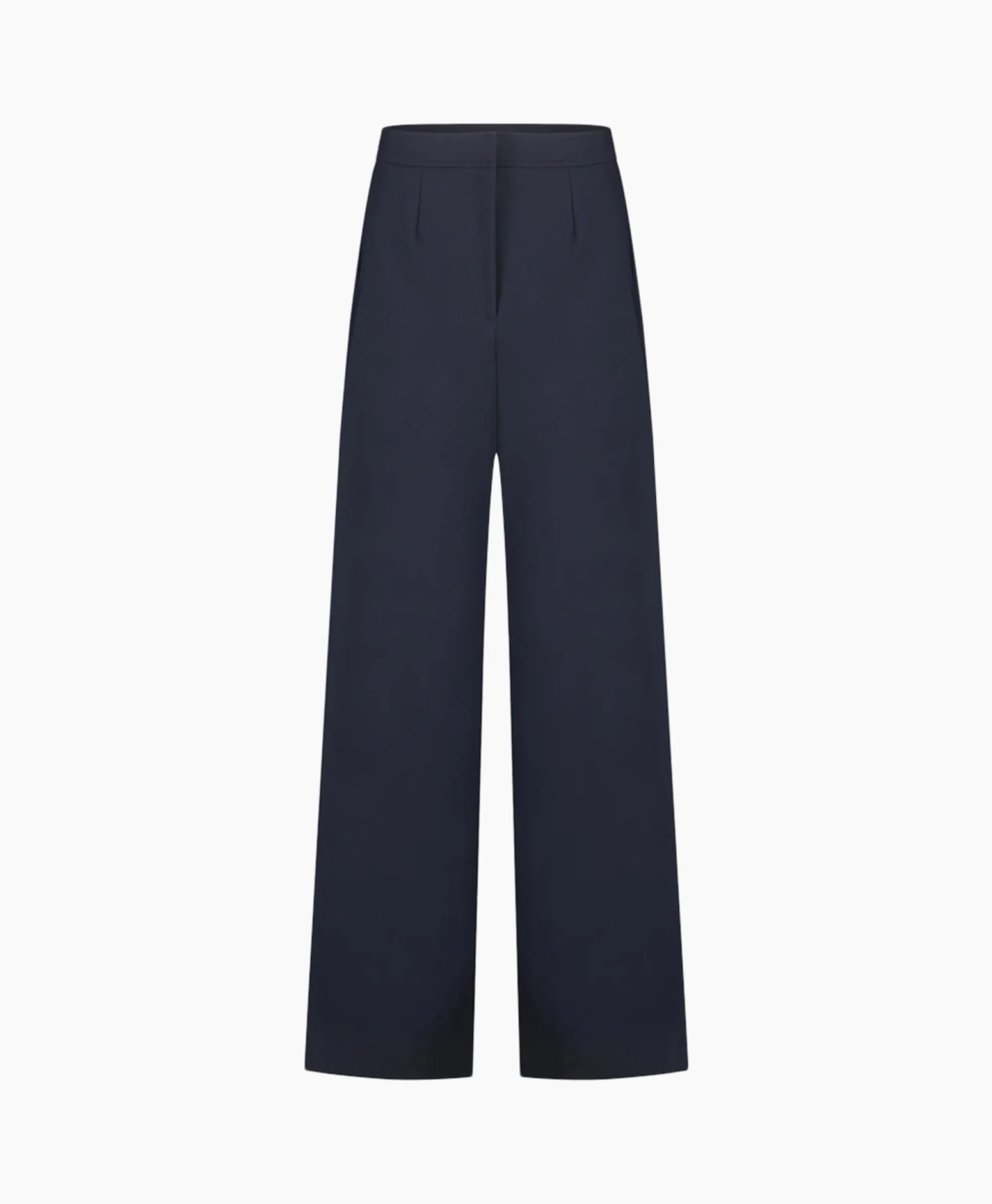 Best Broek Holly Bonded Trousers Donker Blauw Dames Broeken