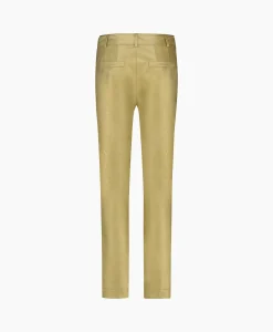 Studio Anneloes Broek Mita Faux Leather Trousers Goud*Dames Broeken