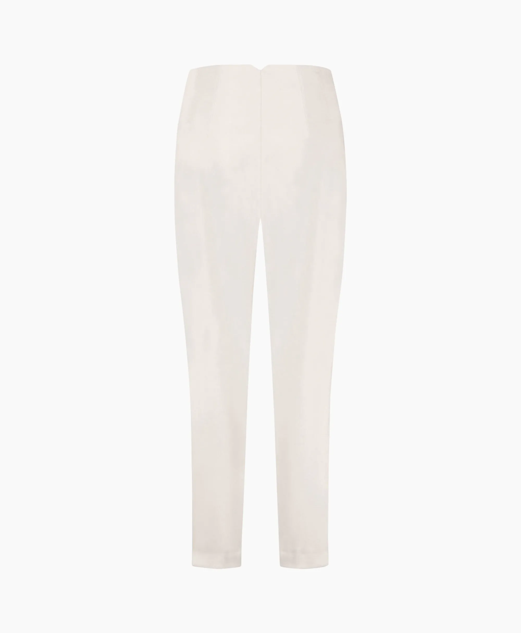 Studio Anneloes Broek Nine Shiny Bonded Trousers Off White*Dames Broeken
