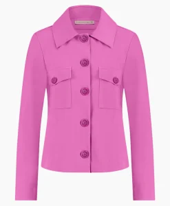 Studio Anneloes Jack Claire Bonded Jacket Lila*Dames Jassen