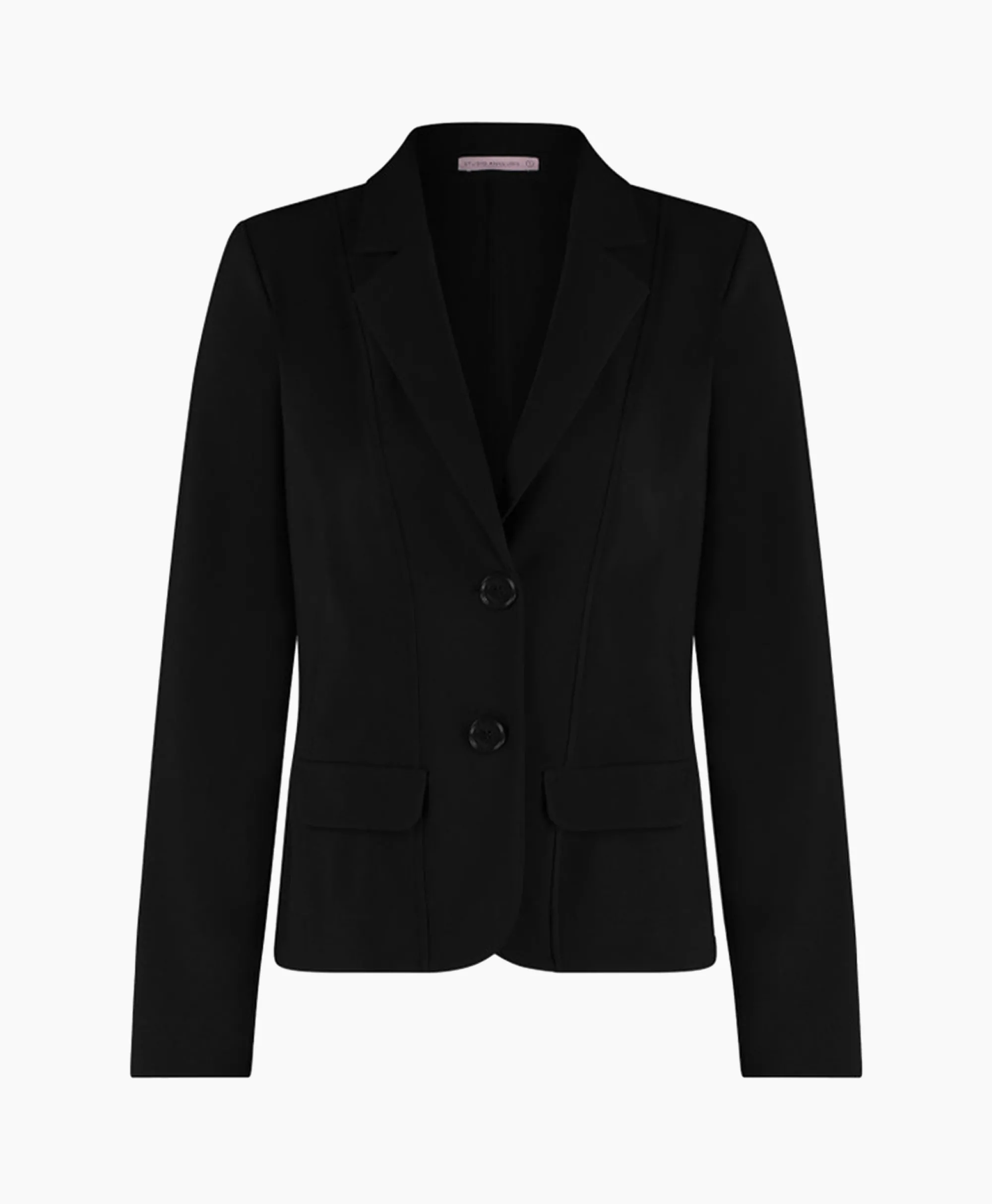 Studio Anneloes Jasje Bright Bonded Blazer Zwart*Dames Blazers