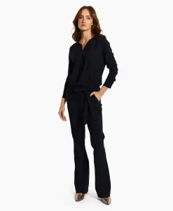 Hot Jumpsuit Kimmy Flair Donker Blauw Dames Jumpsuits