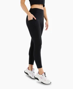 Hot Legging Sa Sport Fleece Zwart Dessin Dames Broeken