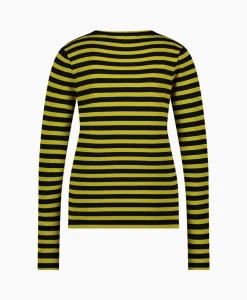 Hot Pullover Luna Stripe Zwart Dessin Dames Truien
