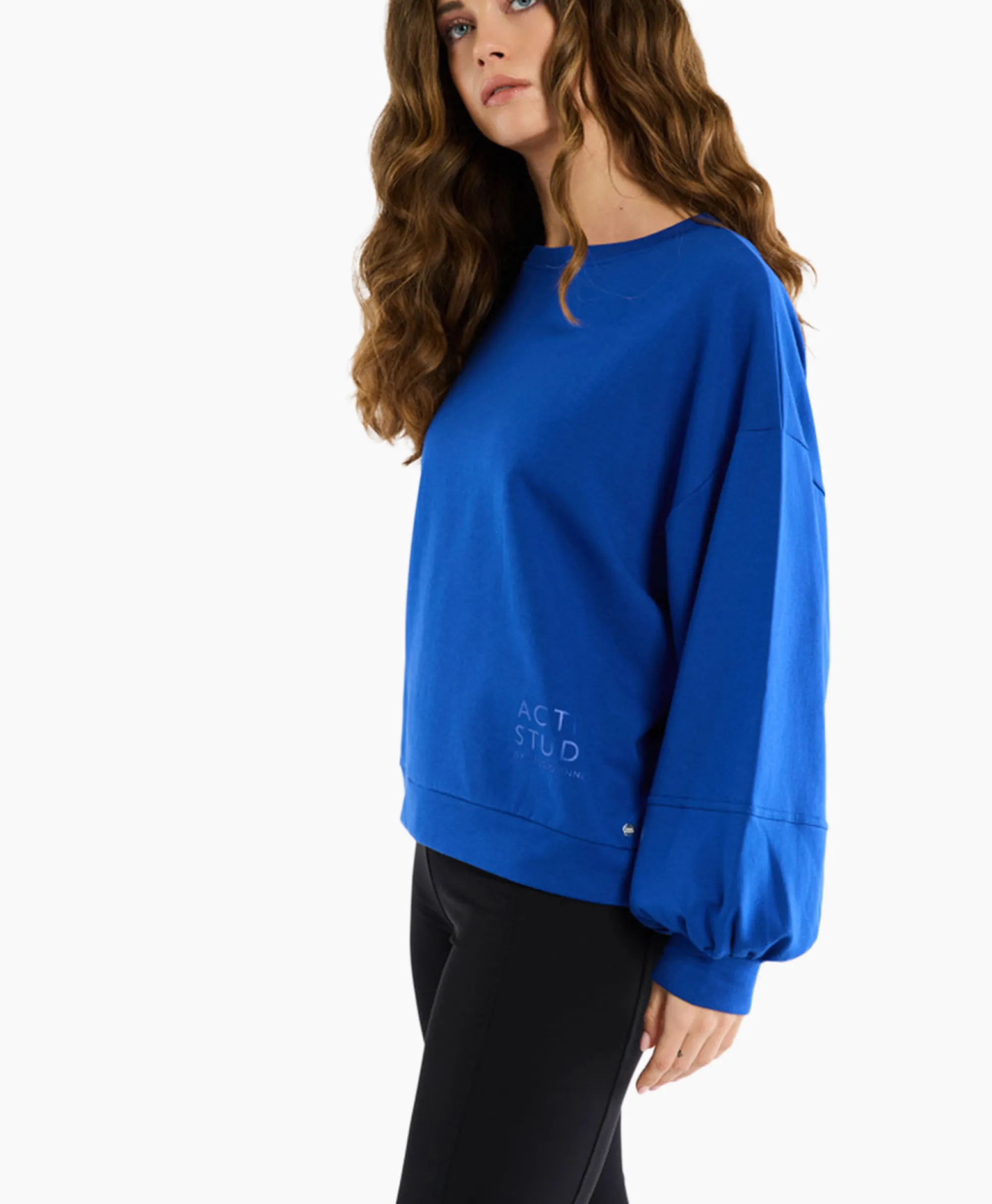 Outlet Pullover Sem Sports Sweater Blauw Dames Truien