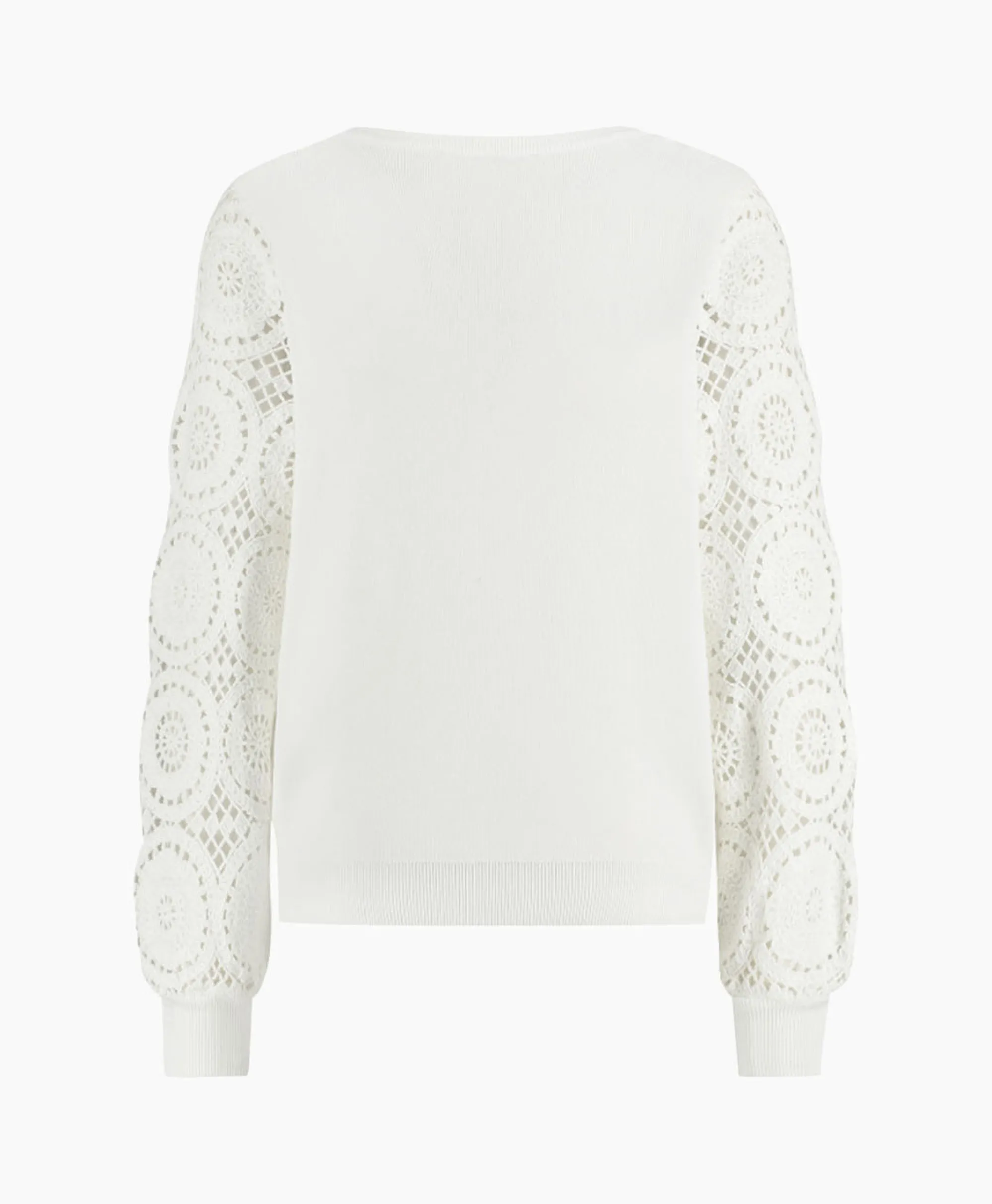 Studio Anneloes Pullover Dinah Crochet Off White*Dames Truien