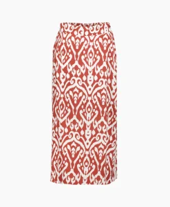 Studio Anneloes Rok Yfke Ornament Skirt Bruin Dessin*Dames Rokken