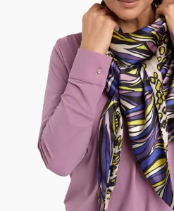 Studio Anneloes Sneaker Bodil Satin Scarf Groen*Dames Sjaals