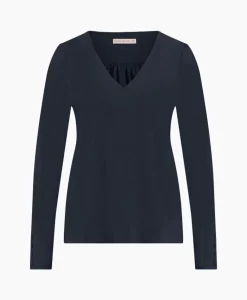 Studio Anneloes Top & T-Shirt Lesley Shirt Donker Blauw*Dames T-Shirts & Tops